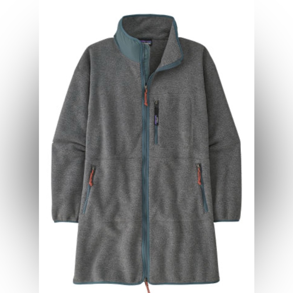 Patagonia Gray Full-Zip Fleece Jacket